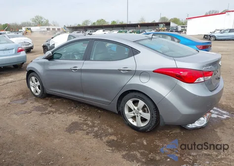 2013 Hyundai Elantra Gls из США, поврежденный, VIN KMHDH4AE9DU988112